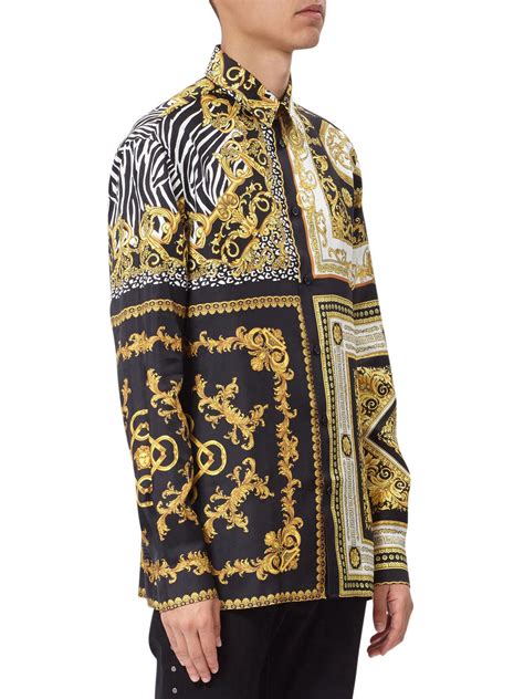 versace inspired silk shirts 4x cheap|wholesale Versace silk shirts.